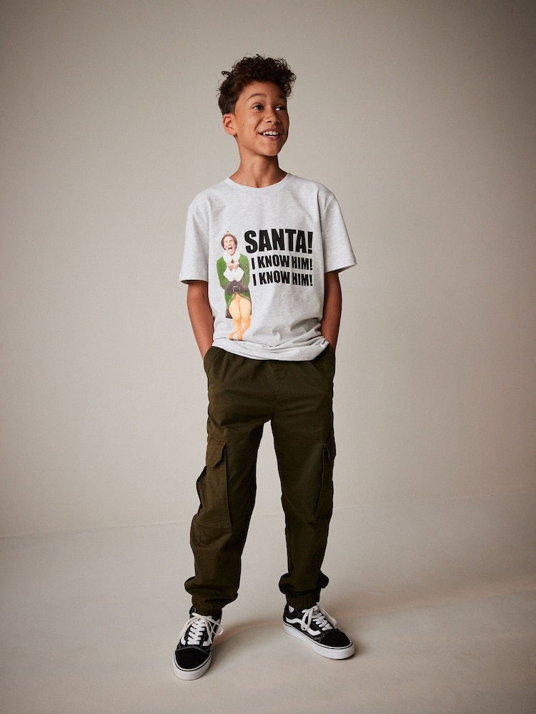 Grey Elf Short Sleeve Christmas T-Shirt (3-16yrs) - Image 2 of 6