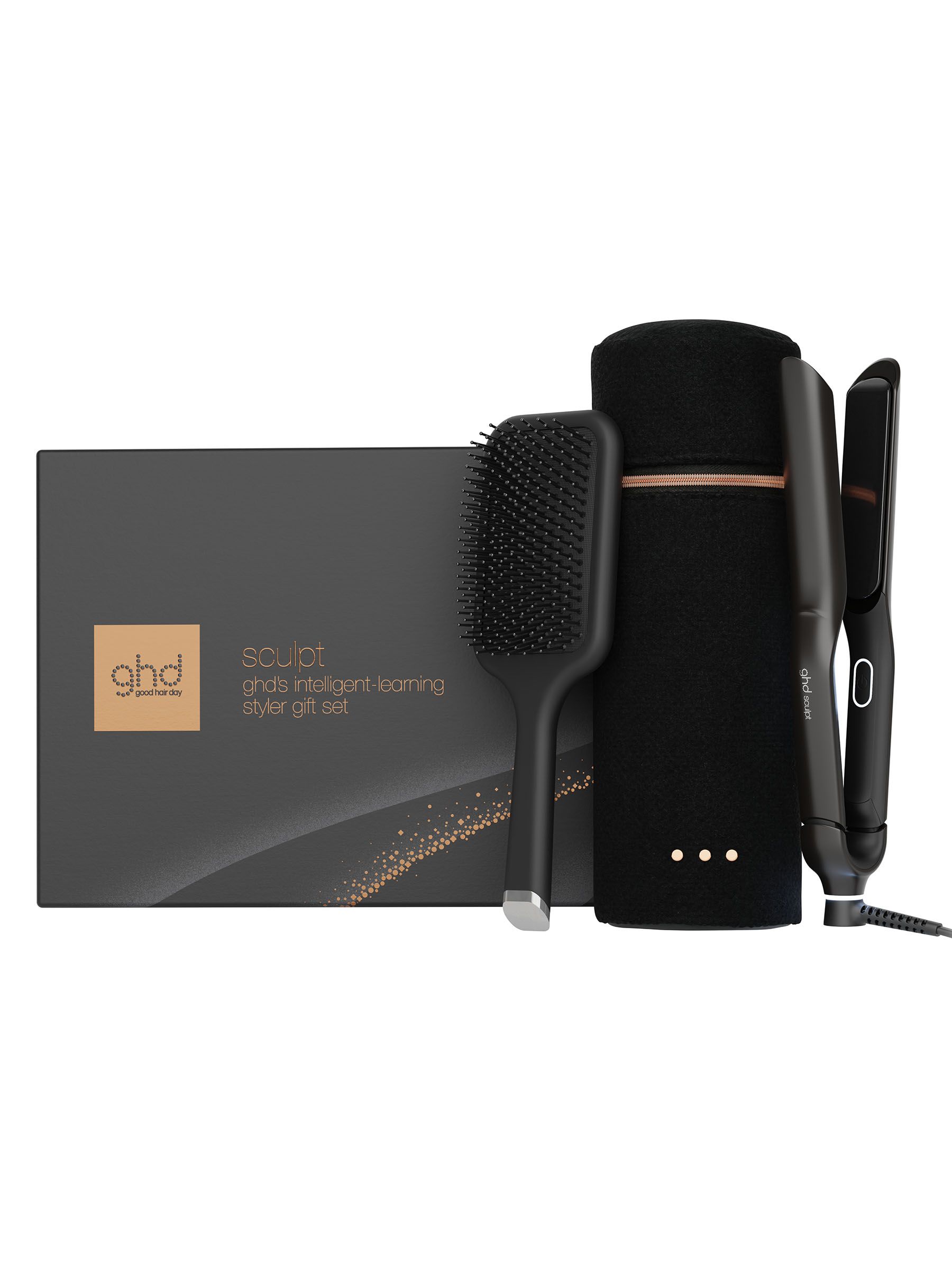 ghd Gold Hair Straightener Festive Gift Set in Cashmere Beige (worth £261) - Image 3
