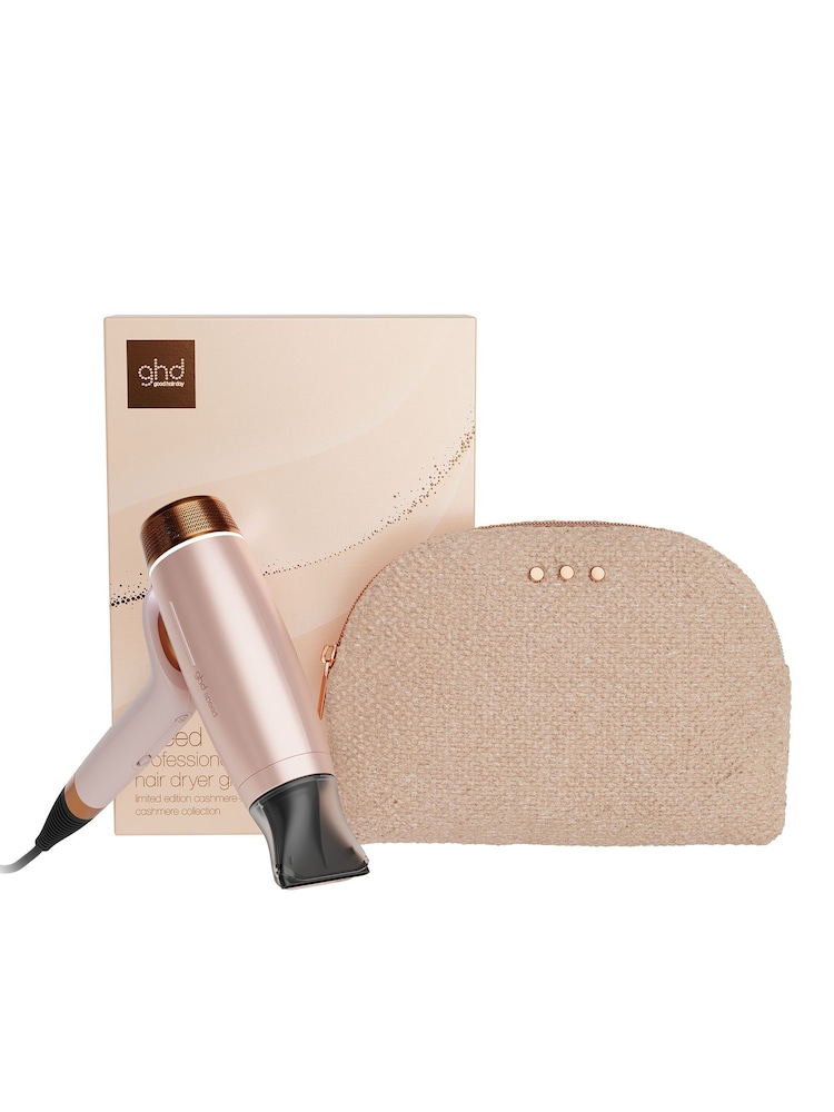 ghd Cashmere Beige Speed Ionic Hair Dryer Festive Gift Set - Image 1 of 5 ghd Cashmere Beige Speed Ionic Hair Dryer Festive Gift Set - Image 1 of 5