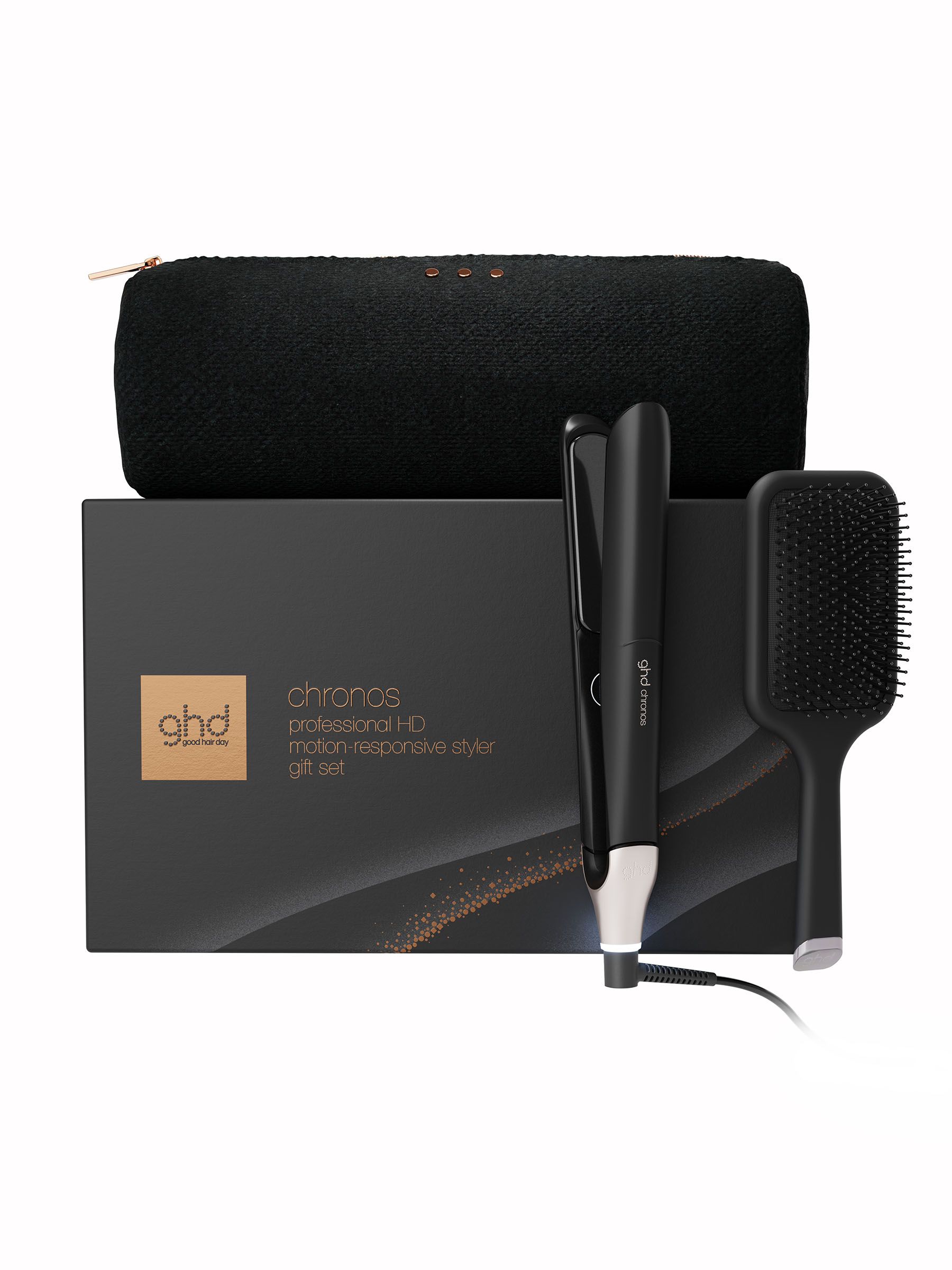 Ghd Women's Chronos Hair Straightener Festive Gift Set In Black - Image 2