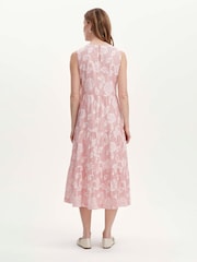 Finery Red Hollie Sleeveless Tiered Midi Dress - Petite - Image 4 of 4