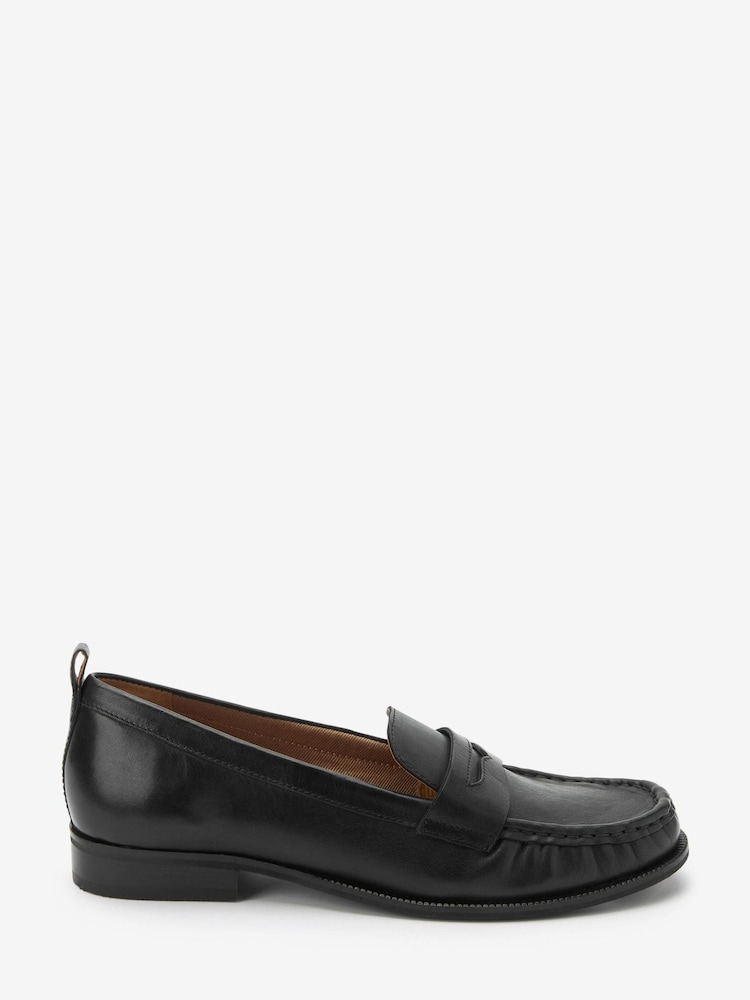 Black Forever Comfort® Moccasin Loafers - Image 2 of 5