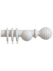 Laura Ashley Pale Dove Grey Haywood Curtain Pole - Image 3 of 4