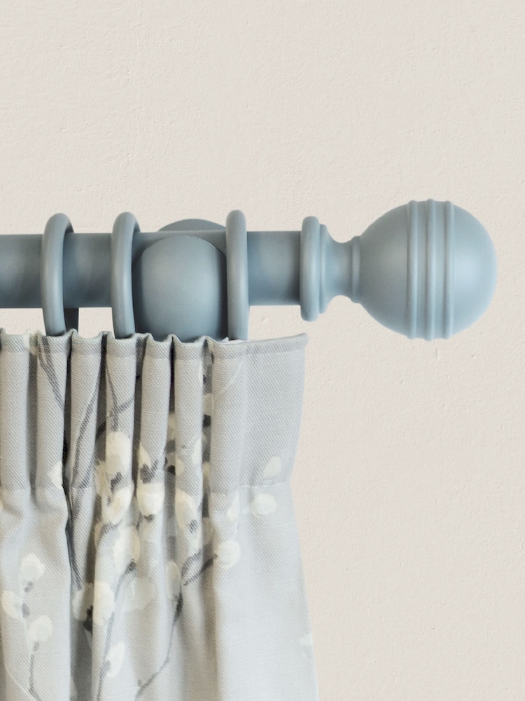 Laura Ashley Dark Slate Haywood Curtain Pole - Image 1 of 4
