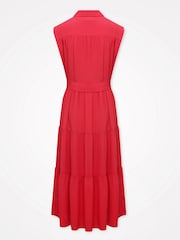 Sonder Studio Pink Midi Shirt Dress - Image 3 of 4