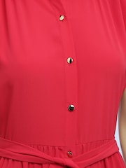 Sonder Studio Pink Midi Shirt Dress - Image 4 of 4