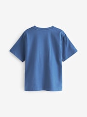 Grogu Navy Blue Short Sleeve Christmas T-Shirt (3-16yrs) - Image 7 of 8