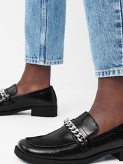 Schwarz - Forever Comfort® Loafer mit Zierkette - Bild 3 von 7