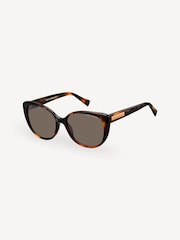 Marc Jacobs Tortoiseshell Brown Tortoiseshell Cat-Eye Sunglasses - Image 1 of 3