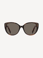 Marc Jacobs Tortoiseshell Brown Tortoiseshell Cat-Eye Sunglasses - Image 2 of 3
