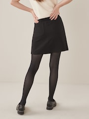 Black Tailoring Mini Skirt - Image 1 of 5