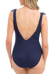 Fantasie Navy Plunge Ottawa Underwire Twist Front Swimsuit - Image 2 of 4