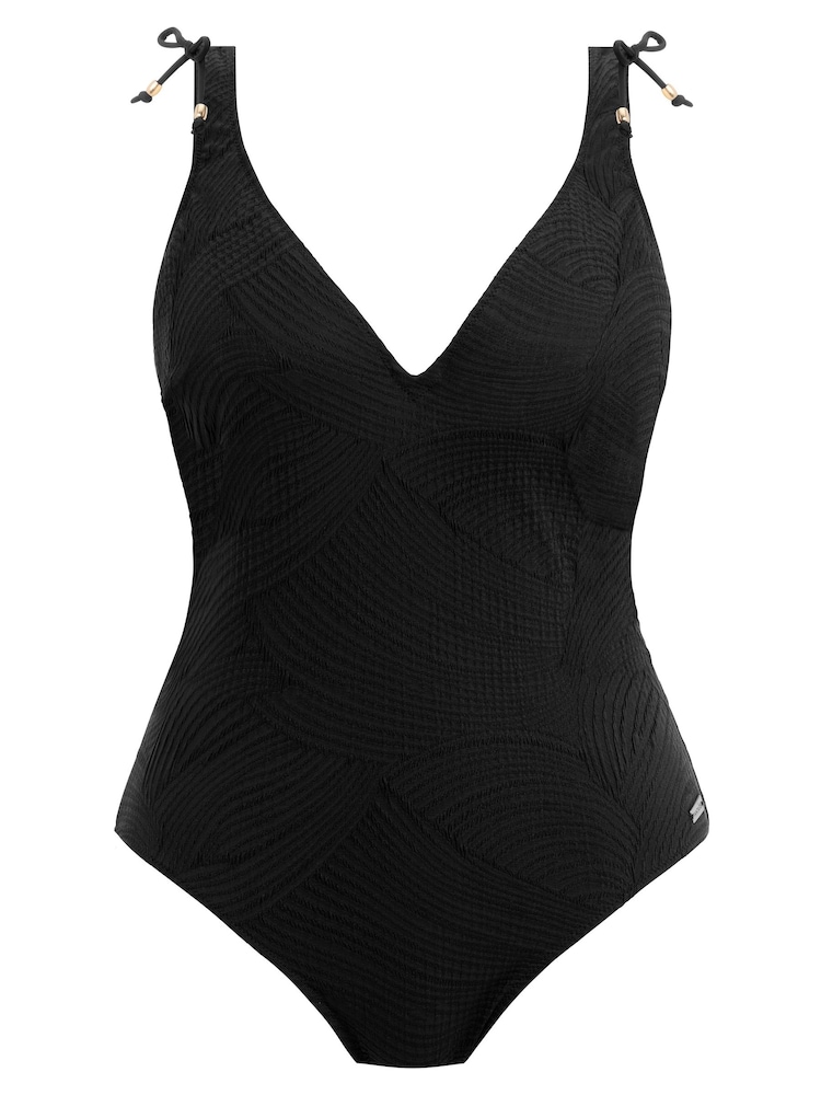 Fantasie Black Plunge Ottawa Underwire Twist Front Swimsuit - Image 4 of 4