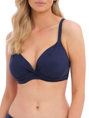 Fantasie Navy Blue Plunge Ottawa Bikini Top - Image 3 of 5