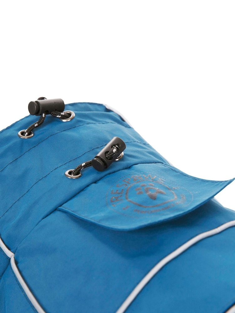 Trespass Green Cinder Packaway Dog Raincoat - Image 4 of 4