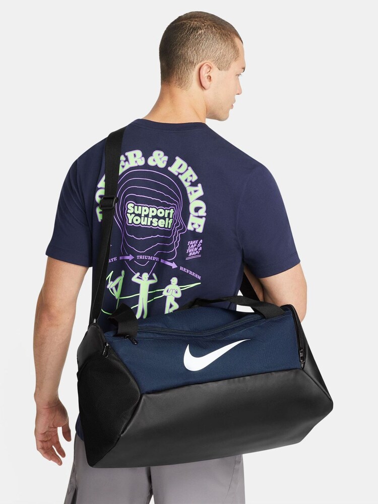Nike Navy Small Brasilia 9.5 Training Duffel Bag (41L) - Image 1 of 1