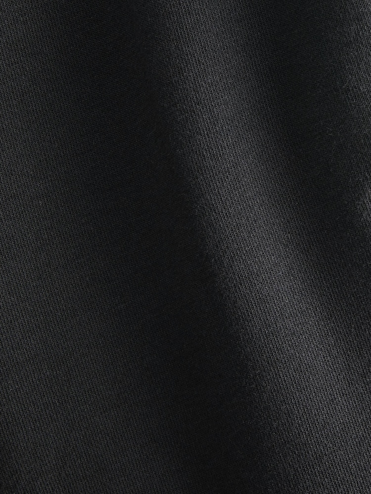 Black Regular Fit Cotton Blend Cuffed Joggers - Image 6 of 6