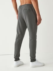 Slate Grey Regular Fit Cotton Blend Cuffed Joggers - Image 2 of 4