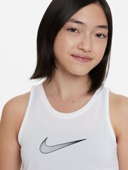 Nike White Dri-FIT Performance One Tank - Image 2 of 5