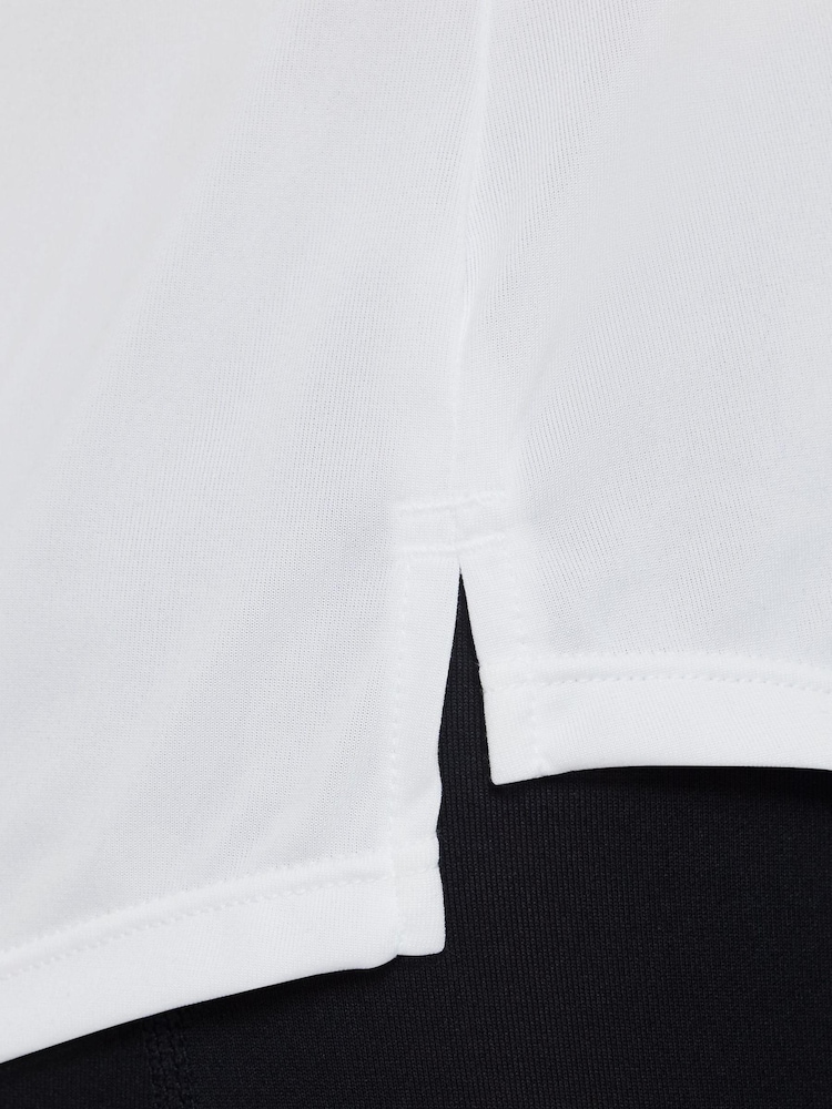 Nike White Dri-FIT Performance One Tank - Image 5 of 5 Nike White Dri-FIT Performance One Tank - Image 5 of 5