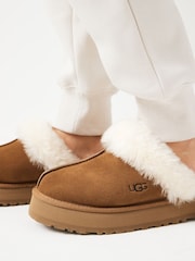 UGG Chestnut Brown Disquette Slippers - Image 3 of 9
