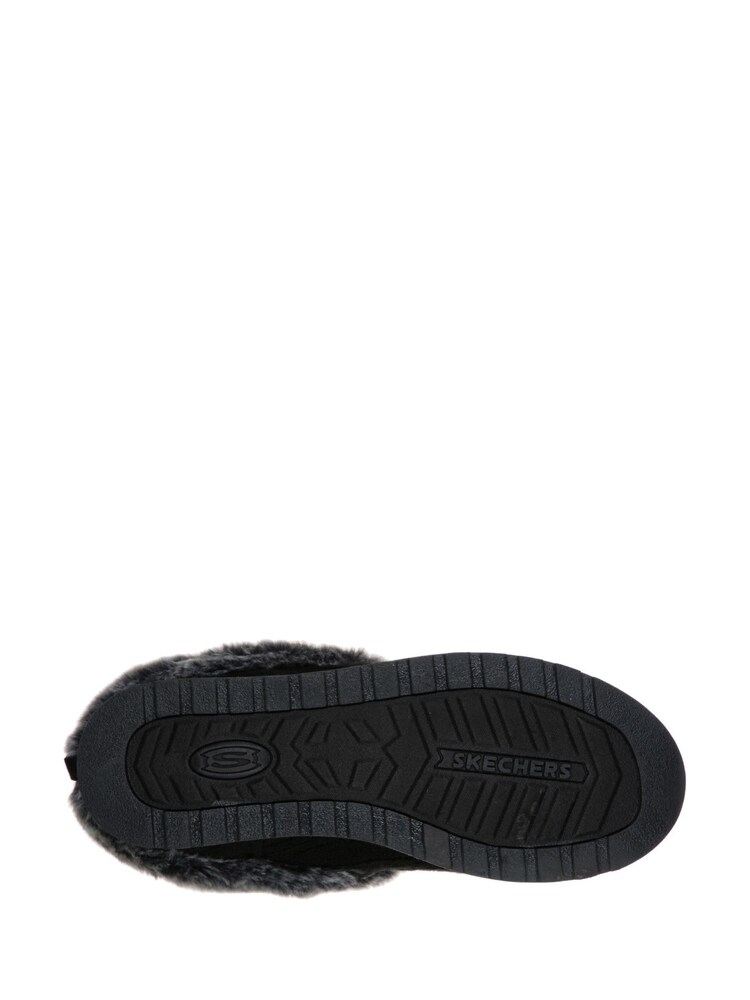 Skechers Black Keepsakes Ice Angel Womens Wide Fit Slippers - Image 5 of 5