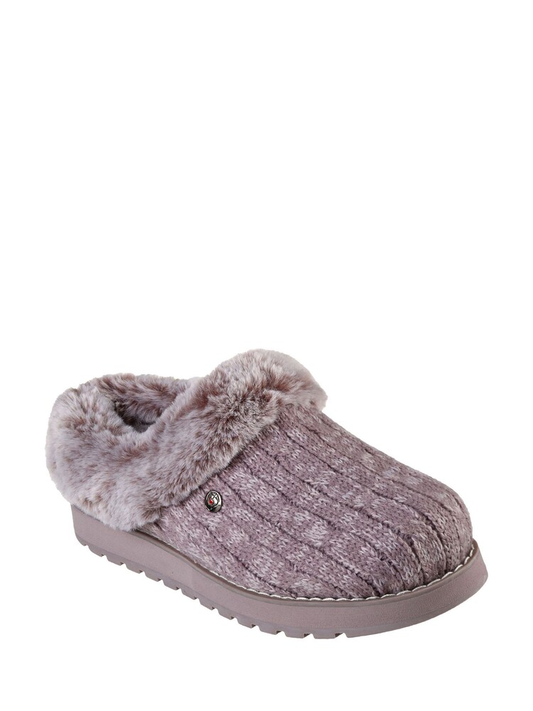 Skechers Purple Keepsakes Ice Angel Womens Slippers - Image 1 of 4