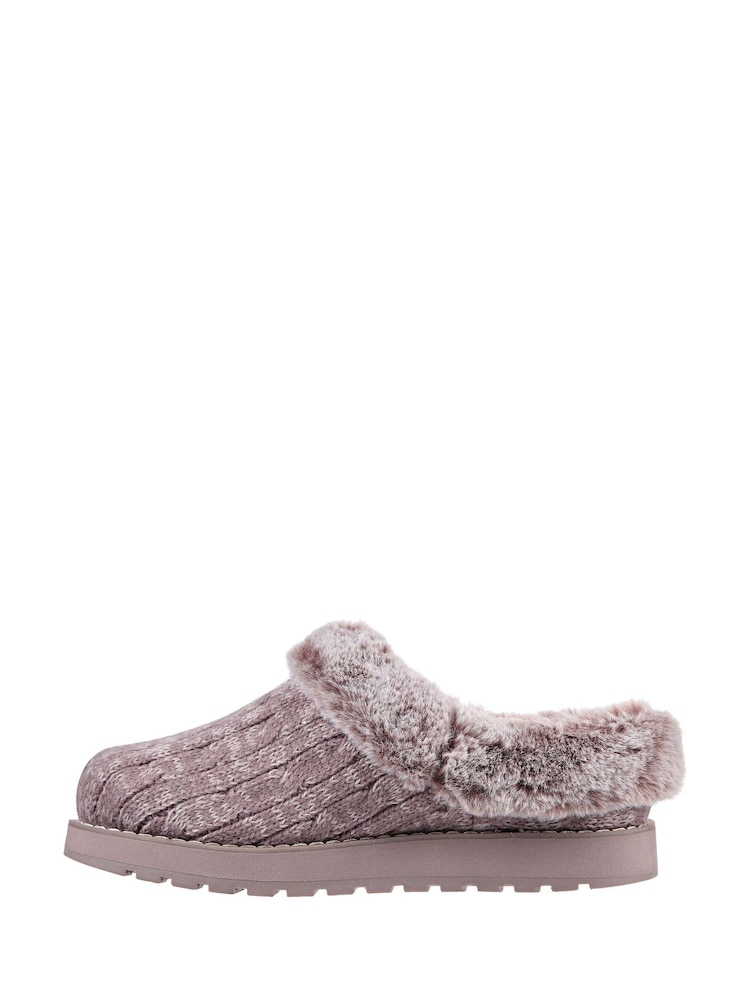 Skechers Purple Keepsakes Ice Angel Womens Slippers - Image 2 of 4