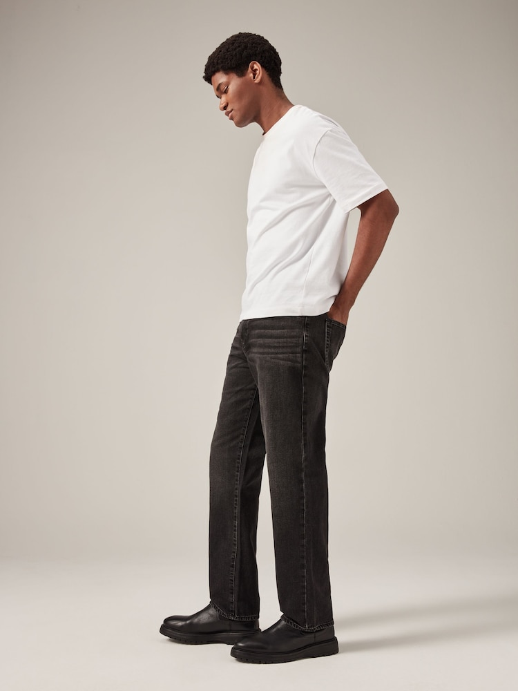 Noir délavé - 100% Coton Authentic Jeans - Image 4 of 11