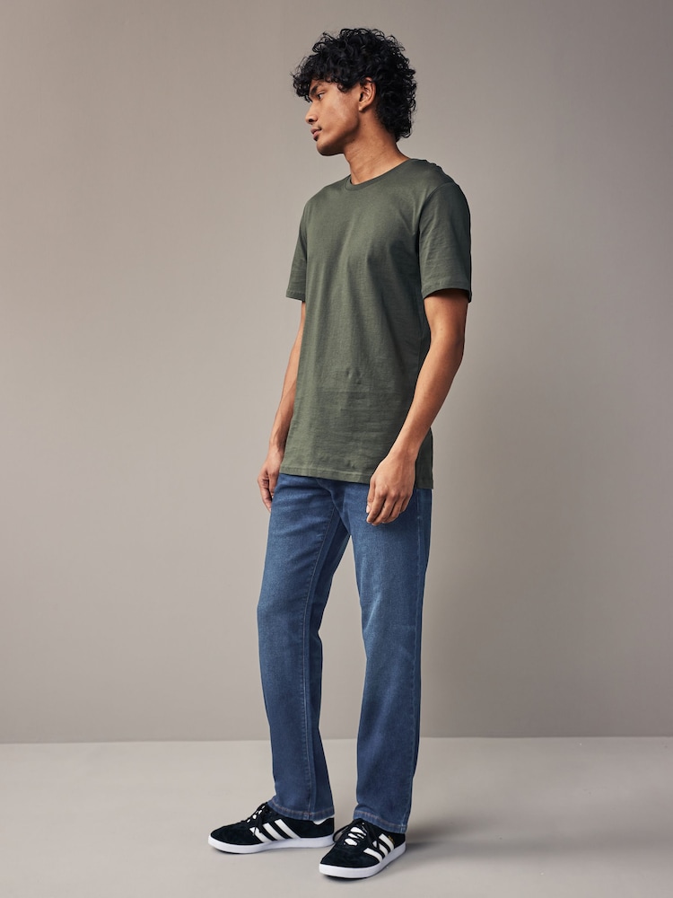 Blauw - Straight fit - Comfortabele stretchjeans - Image 3 of 11