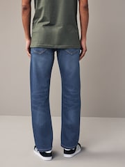 Blue Straight Fit Comfort Stretch Jeans - Image 5 of 11