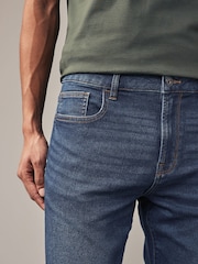 Blue Straight Fit Comfort Stretch Jeans - Image 6 of 11