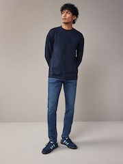 Blue Skinny Fit Comfort Stretch Jeans - Image 3 of 11