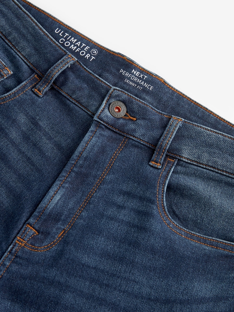 Bleu - Skinny Fit (Skinny Fit) - Jeans stretch de confort - Image 8 of 11