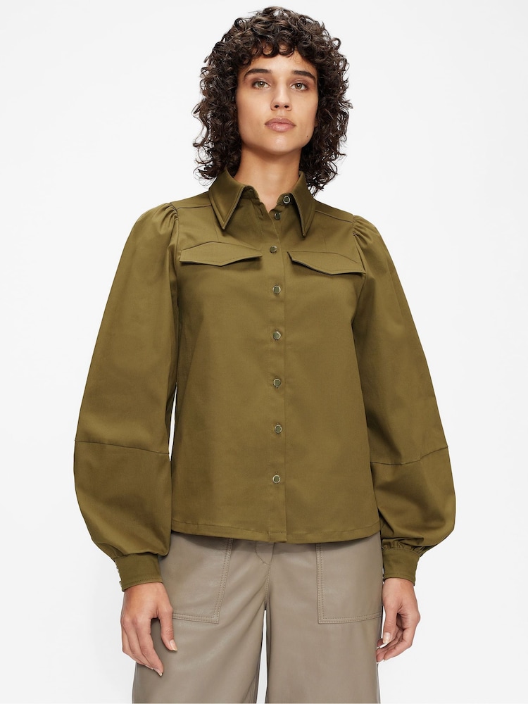 Ted Baker Green Damarii Utility Shirt - Image 1 of 5