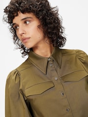 Ted Baker Green Damarii Utility Shirt - Image 4 of 5