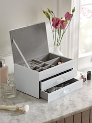White Sloane Jewellery Box - Image 1 of 5