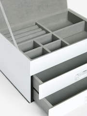 White Sloane Jewellery Box - Image 5 of 5