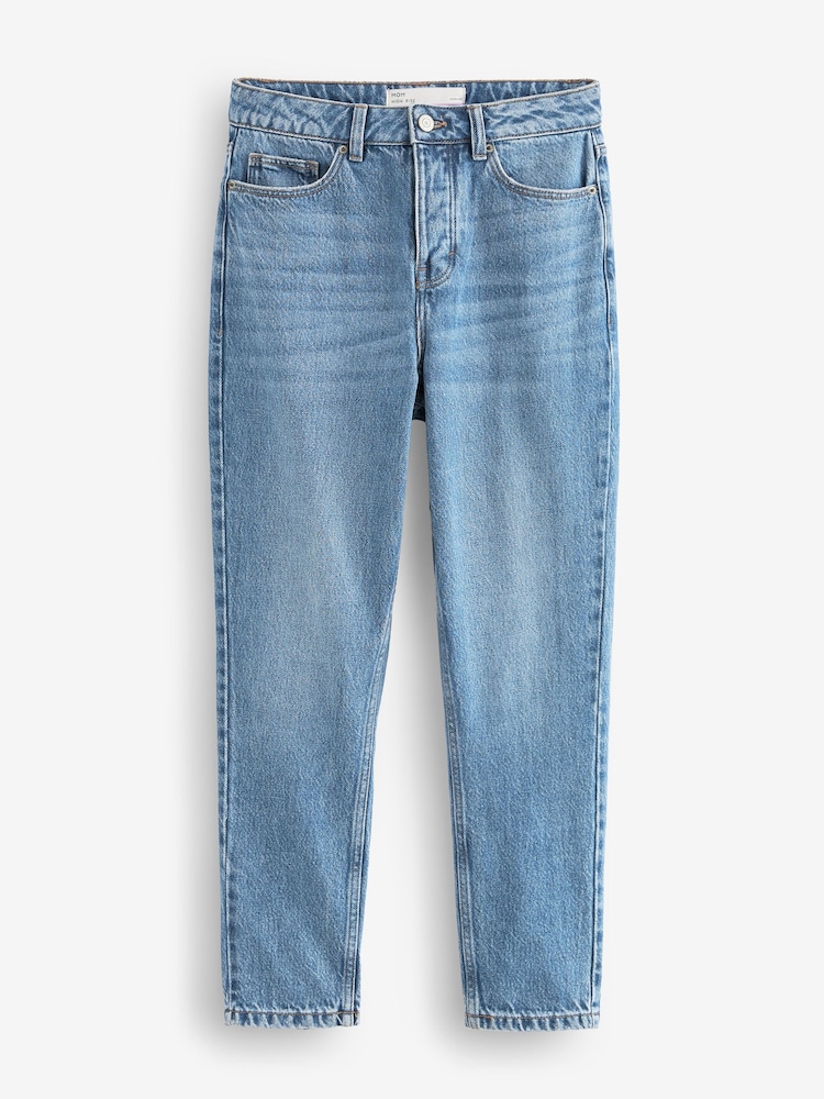 Mid Blue Mom Jeans - Image 5 of 6