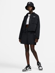 Nike Black Sportswear Essential Woven High-Rise Shorts - Image 5 of 5