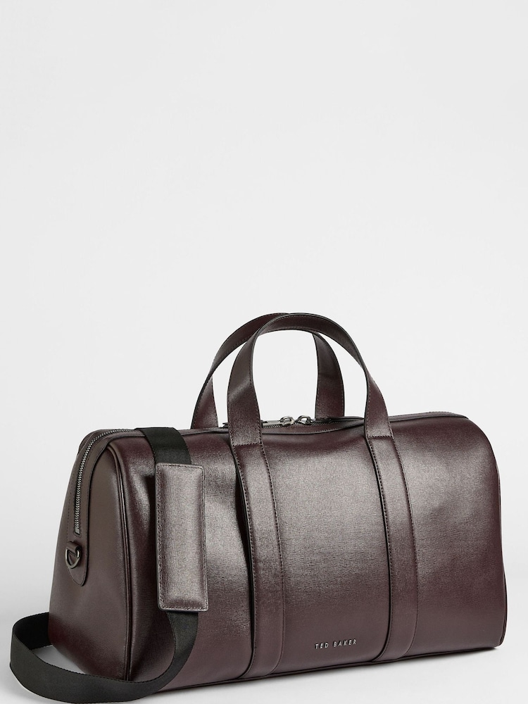 Ted Baker Red Fidick Saffiano Leather Holdall - Image 2 of 4