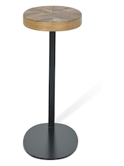 Bentley Designs Natural Ellipse Rustic Oak Sofa Table - Image 3 of 3