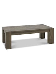 Bentley Designs Grey Logan Fumed Oak Coffee Table - Image 2 of 3