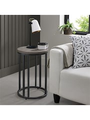 Bentley Designs Silver Monroe Side Table - Image 1 of 3