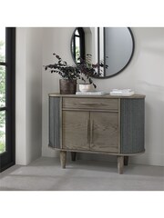 Bentley Designs Silver Monroe Narrow Sideboard - Image 1 of 5