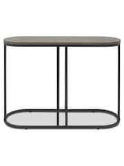 Bentley Designs Silver Monroe Silver Grey Console Table - Image 4 of 4