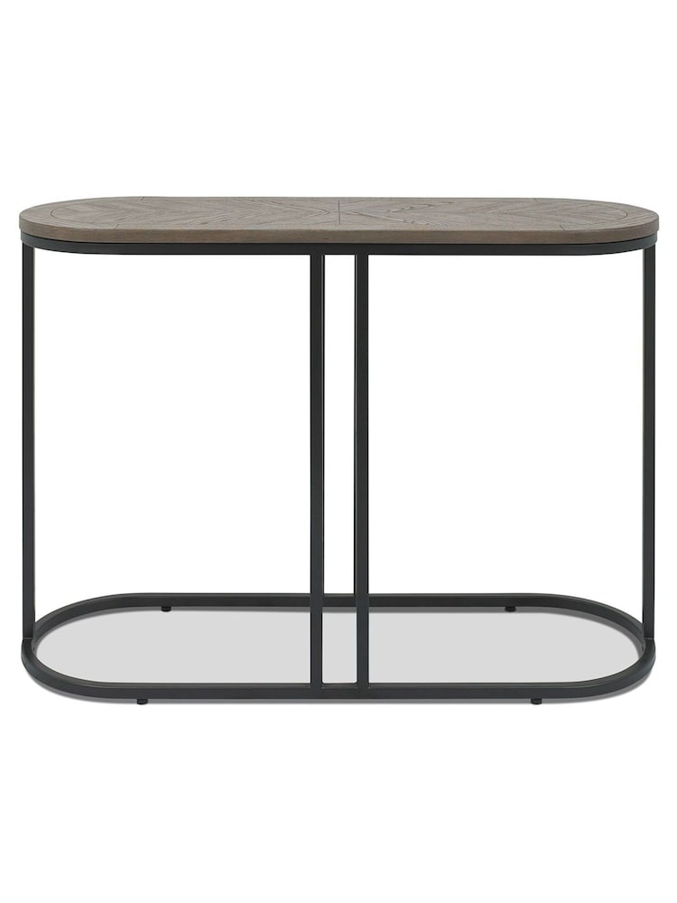 Bentley Designs Silver Monroe Silver Grey Console Table - Image 4 of 4