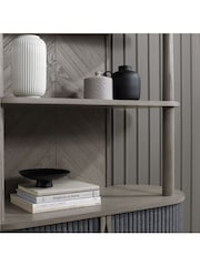 Bentley Designs Silver Monroe Open Display Unit - Image 2 of 5