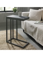 Bentley Designs Grey Renzo Zinc Dark Grey Sofa Table - Image 1 of 4