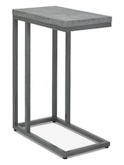 Bentley Designs Grey Renzo Zinc Dark Grey Sofa Table - Image 3 of 4
